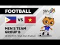 KL2017 29th SEA Games |  Men's Football - PHI 🇵🇭 vs VIE 🇻🇳 | 20/08/2017