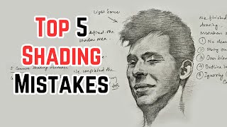 5 common shading mistakes beginners make | Shading Tips for Portrait Drawing