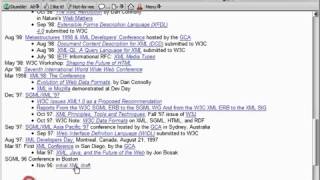 XML Tutorial 6 XML History