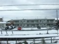 北陸線冬の車窓動画　東富山→富山 hokuriku main line train side view