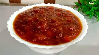 টমেটো তেঁতুলের চাটনি স্পেশাল মশলা দিয়ে | Tomato tetul chutney | Tomato chutney bengali style