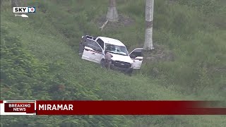 Man leads Florida Highway Patrol officers on speed chase that ends in Miramar