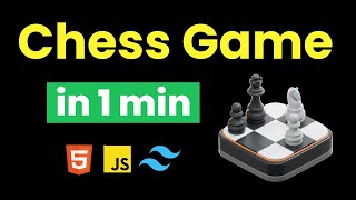 I Build Chess Game using Html & Tailwind css & Javascript