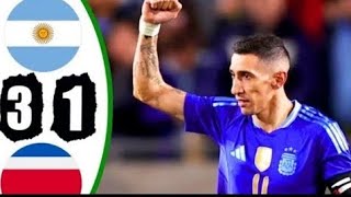 argentina vs costa rica 3-1  full match highlights 2024