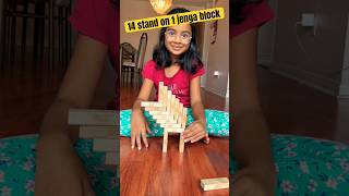 #shorts Jenga challenge Accepted 👍|| Wait for the end😁 #jengagame #toys #viral #subscribe