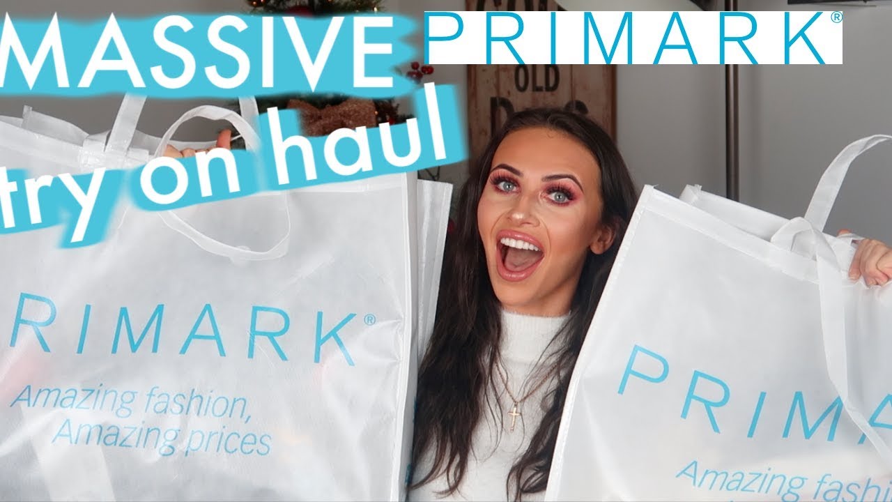 MASSIVE PRIMARK TRY ON HAUL - YouTube