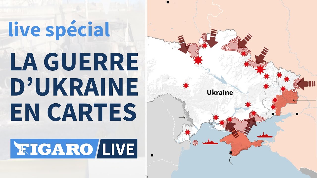 Guerre En Ukraine: Les Cartes Pour Comprendre Un Mois De Conflit - YouTube