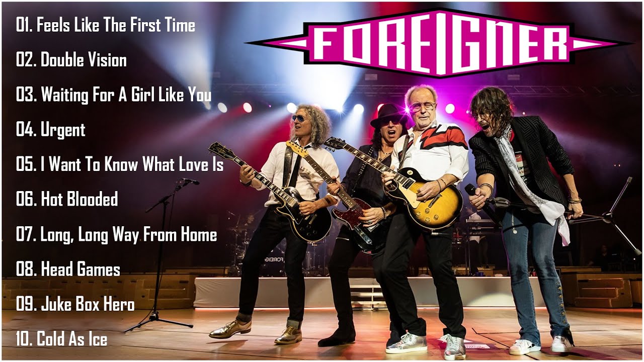 Foreigner Greatest Hits Full Album - The Best Songs Of Foreigner - YouTube