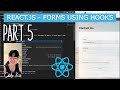 React JS Tutorial [2023]: Create Forms Using Hooks, useState, useEffect, and Fetch