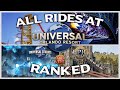 All Rides at Universal Orlando RANKED Including Epic Universe!