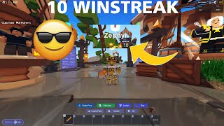 I Finally Reached A 10 WINSTREAK In Roblox Bedwars Duels✔🐱‍👤