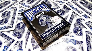 BARAJA BICYCLE PEEK POKER PRO AZUL ◄ REVIEW ► ♦UNBOXING♦ ✔