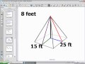 Surface Area of a Rectangular Pyramid.wmv