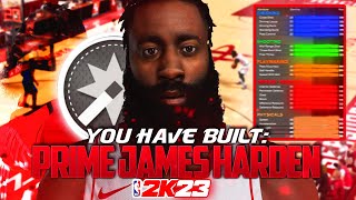 NBA 2K23 *PRIME* JAMES HARDEN BUILD | UNSTOPPABLE PURE SHOT CREATOR SG W/ 85 STEAL & CONTACT DUNKS