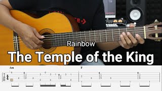 Temple Of The King – Rainbow - Fingerstyle Guitar Tutorial + TAB & Lyrics