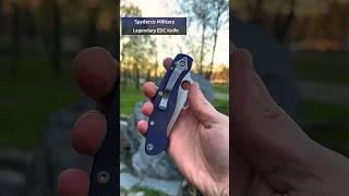 Spyderco Military S110V Blade EDC Pocket Knife #everydaycarry #foldingknife #pocketknife #spyderco