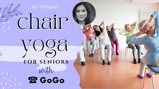 Chair Yoga: January 24, 2025 | Senior Chair Yoga | GoGoGrandparent