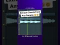 Extract Chords From Any Sample | FL Studio Tutorial #shorts