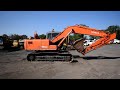 lot 408 2002 hitachi ex160lc 5 excavator compactor package