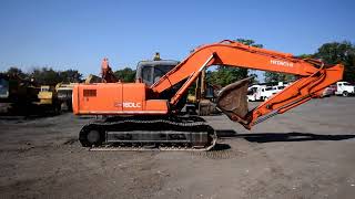 Lot 408   2002 Hitachi EX160LC 5 Excavator Compactor Package