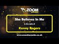 Kenny Rogers - She Believes In Me - Karaoke Version from Zoom Karaoke