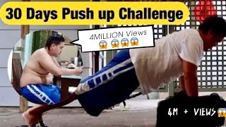 100 push up a day for 30 days challenge | Fat loss | Before and After Result |