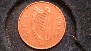 1980 Ireland 2 Pingin Coin