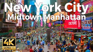 New York City Walking Tour Part 1 - Midtown Manhattan (4k Ultra HD 60fps) – With