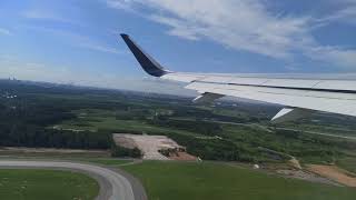 Take-off of an Airbus A320 from Moscow Sheremetyevo/ Aeroflot Moscow-Sochi