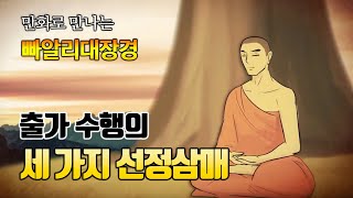 출가 수행의 세 가지 선정 삼매 ⑧ [만화 빠알리대장경]