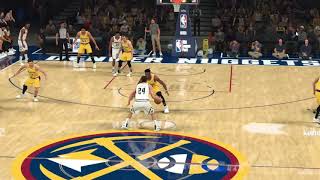 NBA 2K20 My Career 緊貼防守者 想空切上籃從背後蓋掉