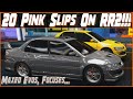 20 Pink Slips!! Maxed Evos and Focuses!!! | Rush Racing 2 Pinks