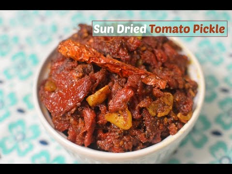 Sun dried tomato pickle | Endu tomato pickle - Megha's Cooking Channel - Episode 132 Sun dried tomato pickle | Endu tomato pickle - Megha's Cooking Channel - Episode 132