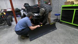 Can-Am Outlander Snow Plow Install | ProMount Plate \u0026 Plow on 570 MAX XT