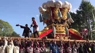 2019年10月13日五十鈴神社秋季大祭大地太鼓台