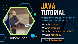 #13 Java Tutorial : OOP Basics : Class, Object, Instance Variable, Method | Anand Tank