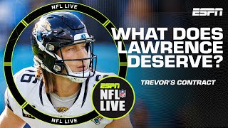 Does Trevor Lawrence DESERVE ELITE MONEY? 🤑 | NFL Live