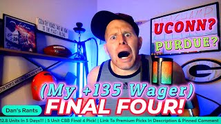 College Basketball Picks (BOTH GAMES) Saturday, April 6th | NCAA FINAL FOUR!