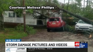 Photos and video capture storm damage across the Tennessee Valley