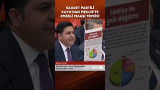 Saadet Partili Kaya'dan, Erdoğan’a emekli maaşı tepki: Bu taksimatı kurt yapmaz zenginlere şah olsa!