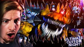 UH.. WHY ARE WE IN AN ANIMATRONICS MOUTH. (+ 20/20 mode win!) || FNAF: Ultimate Custom Night