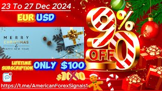 EURUSD 23 TO 27 DEC 2024 American Weekly Forex Forecast BIG DISCOUNT OFFER 90% | VIP GOLD Signals