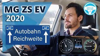 MG ZS EV (2020) - Der Reichweiten-Test - Verbrauch, Autobahn (Winter)