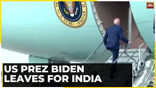 G20 Summit: US President Biden Leaves For India To Attend G20 Summit, Hold Talks With PM Modi