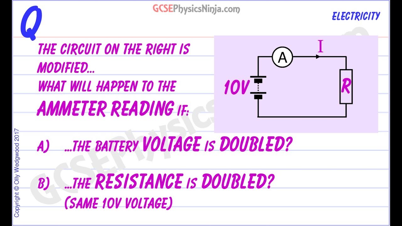 Changing Voltage And Resistance In A Series Circuit - GCSE Physics ...