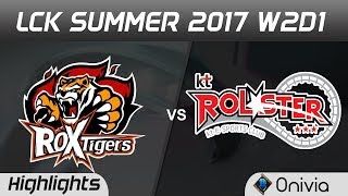 ROX vs KT Highlights Game 3 LCK SUMMER 2017 ROX Tigers vs KT Rolster By Onivia