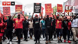 ‘Open the stadiums’ - EFF pickets outside Department of Sport offices