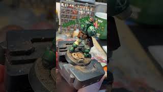 Basing a scout #warhammer40k #darkangels #spacemarinescouts #spoontasticminis