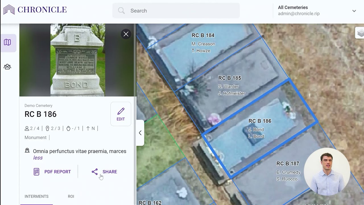 Cemetery Mapping And Management Software - YouTube