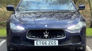 THATCHERS ET66ZGS Maserati Ghibli 3.0 V6 S ZF Euro 5 4dr PETROL - ULEZ - FSH LOVELY CAR £19,999